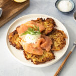 Kartoffelpuffer mit Lachs