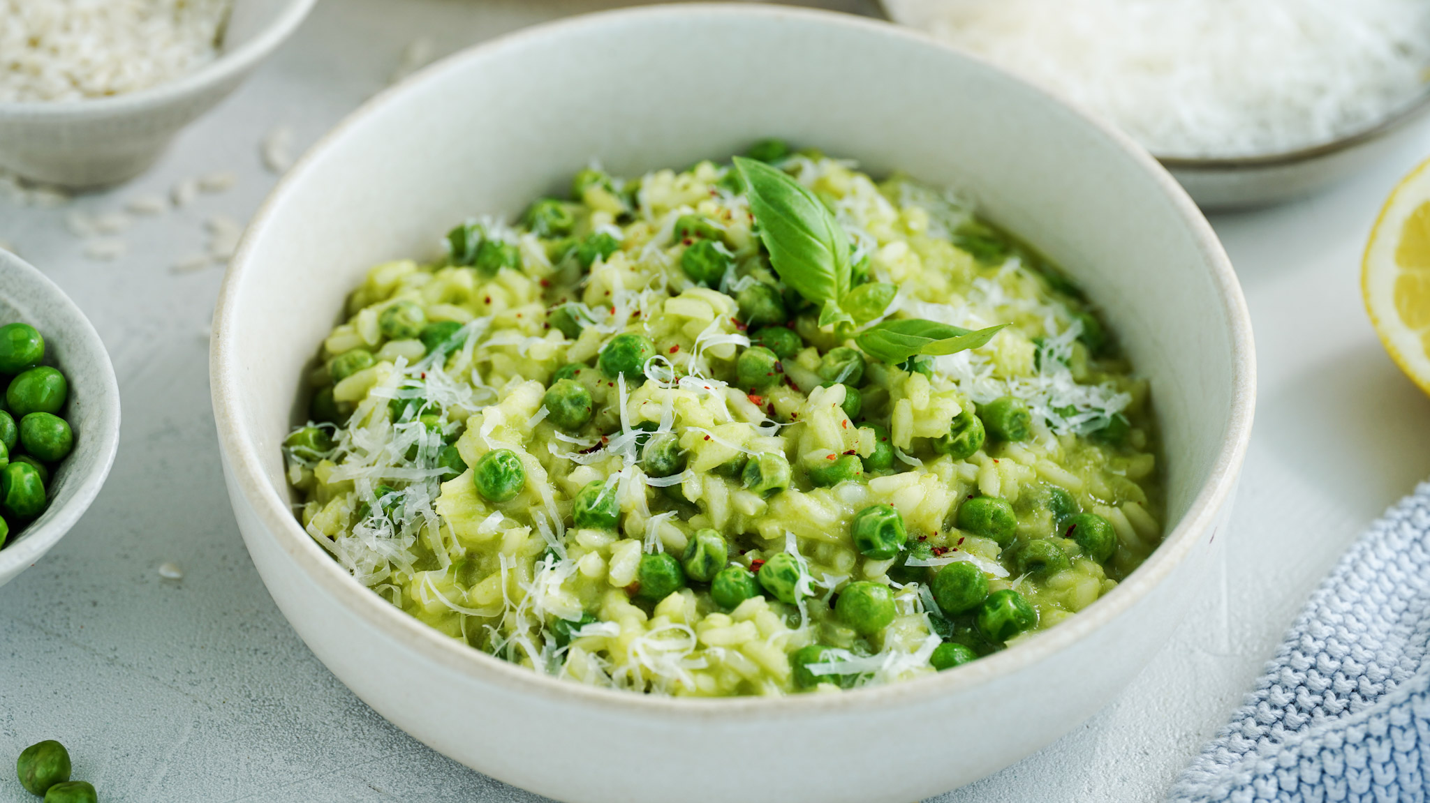 Erbsen-Risotto