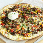 Flammkuchen mit Hackfleisch