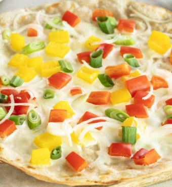 Flammkuchen mit Paprika