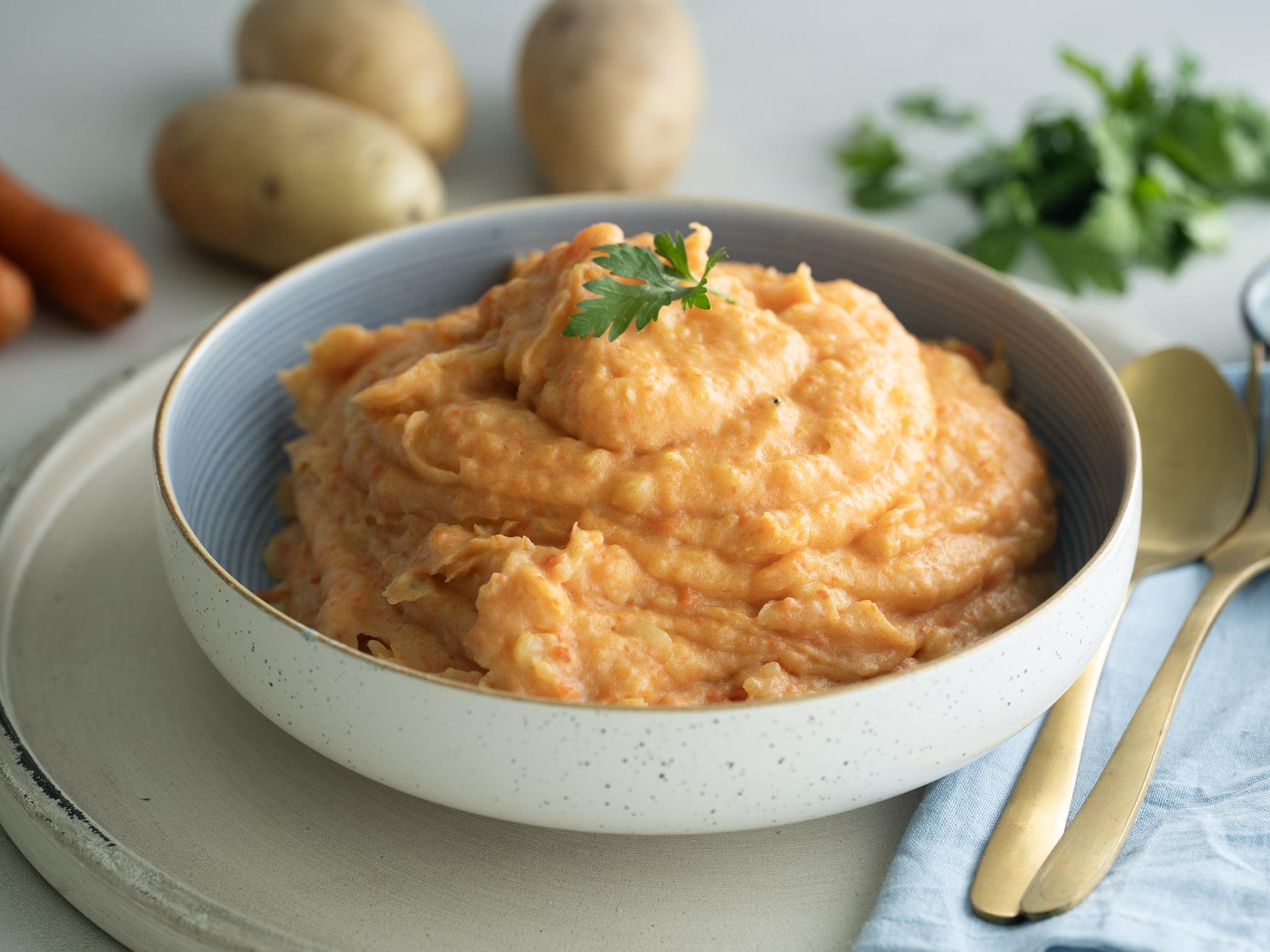 Karotten-Kartoffelpüree