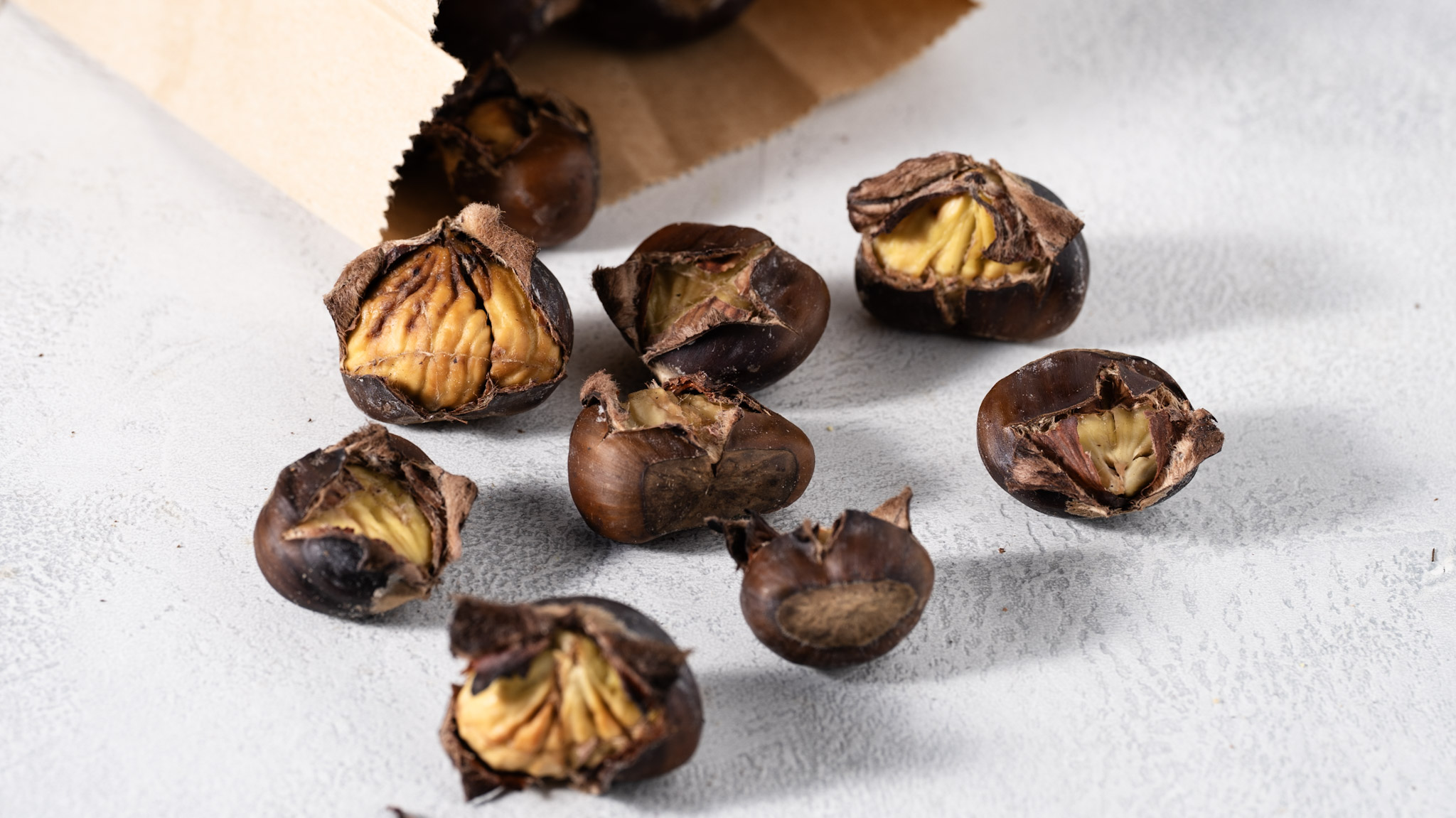 Kastanien im Backofen