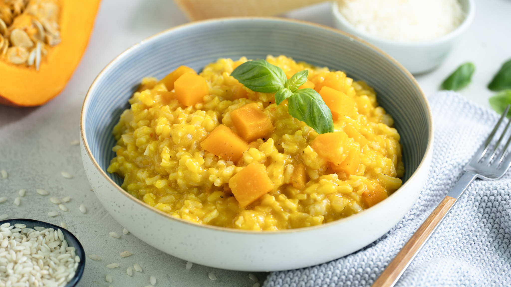 Kürbisrisotto