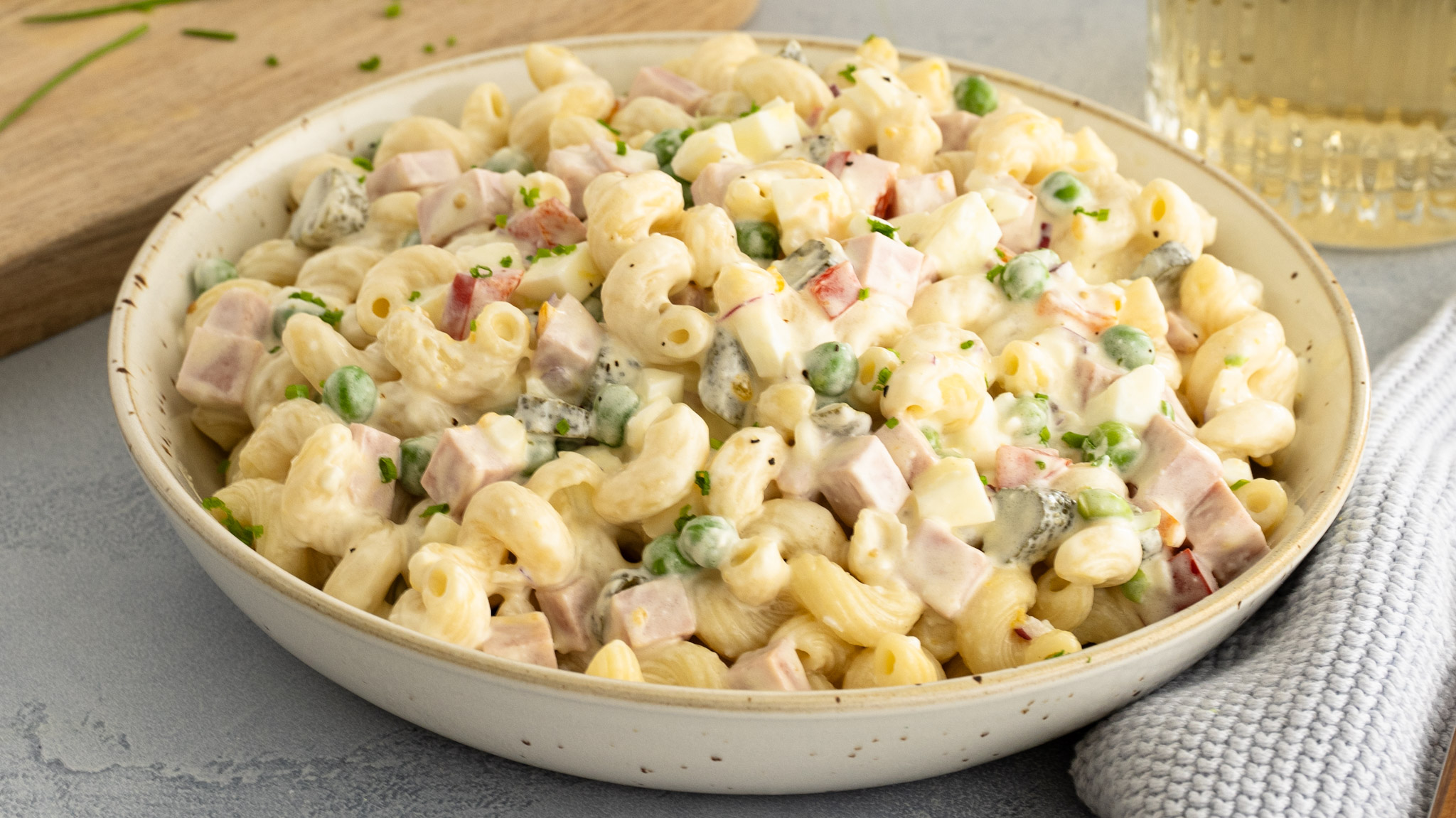 Nudelsalat mit Mayonnaise