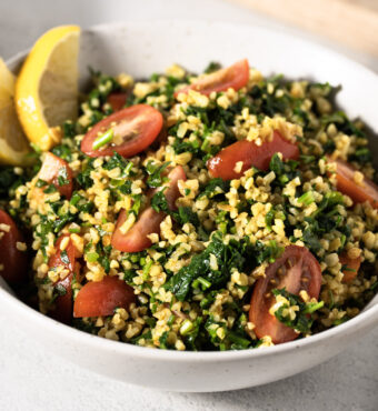 Petersiliensalat mit Bulgur