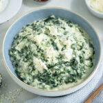 Risotto mit Gorgonzola und Spinat