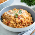 Risotto mit Karotten und Paprika