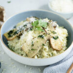 Risotto mit Kräuterseitlinge