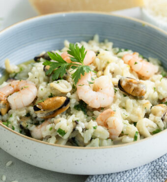 Risotto mit Meeresfrüchten
