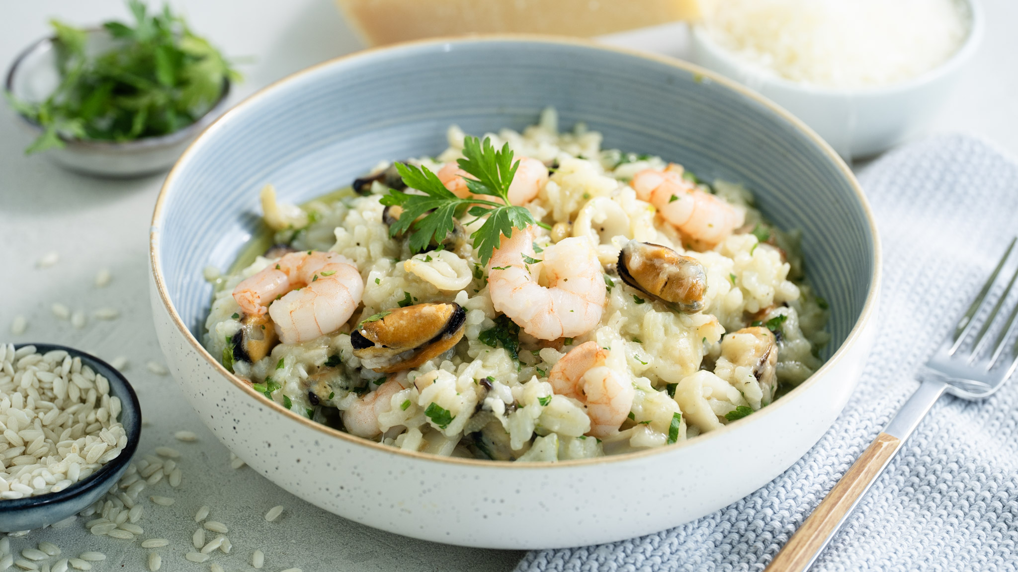 Risotto mit Meeresfrüchten