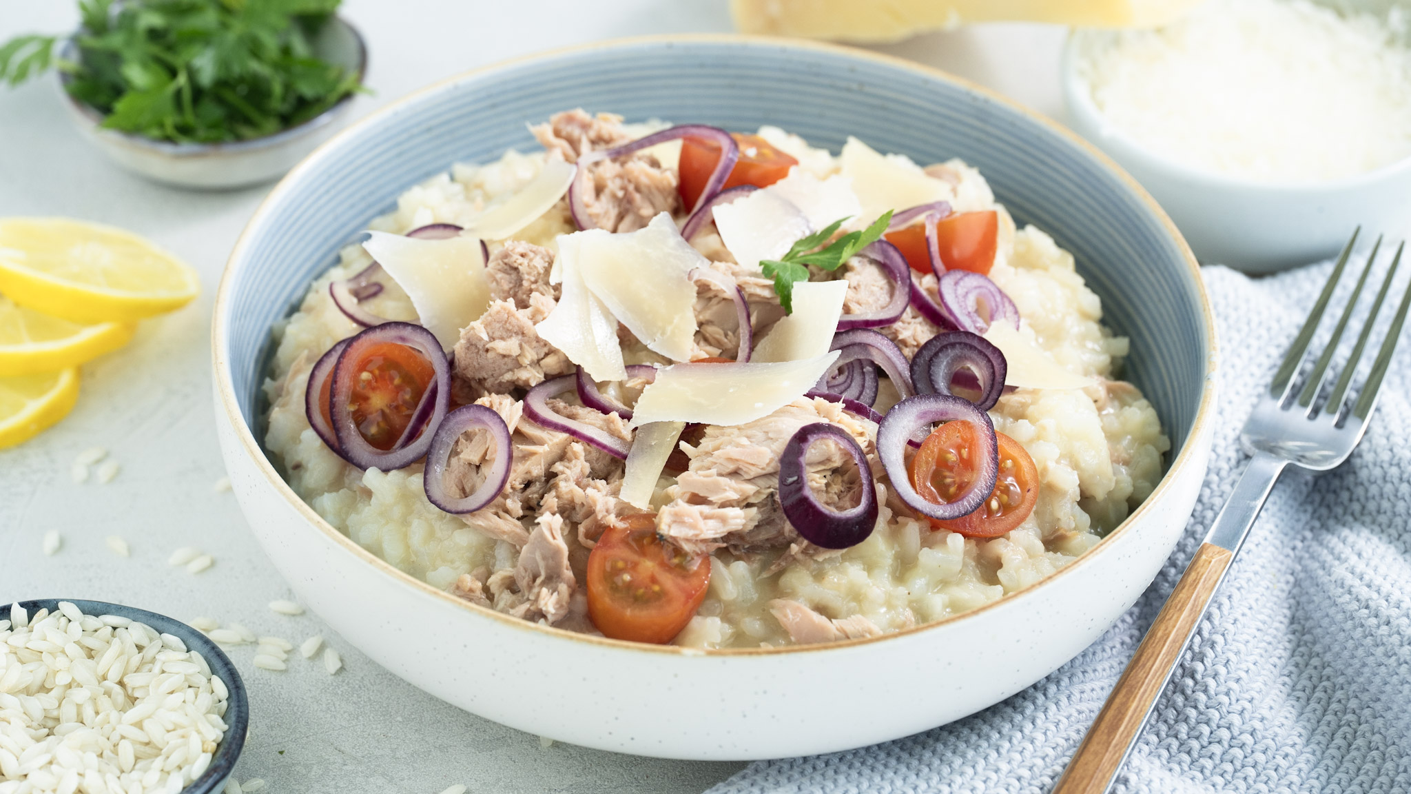 Risotto mit Thunfisch